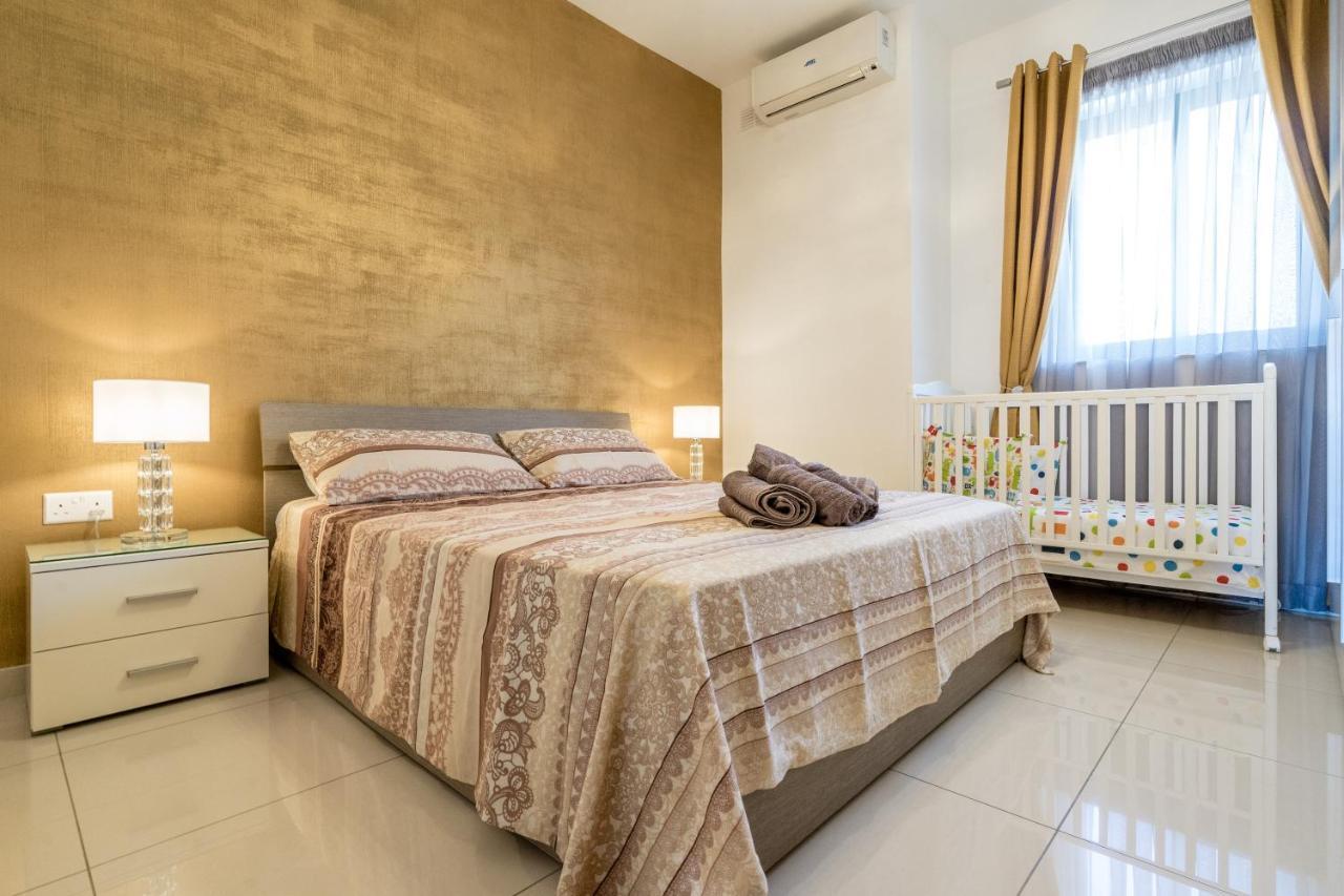 Brand New Apartment-2 Min From The Sea-Central Bugibba San Pawl il-Baħar Eksteriør billede