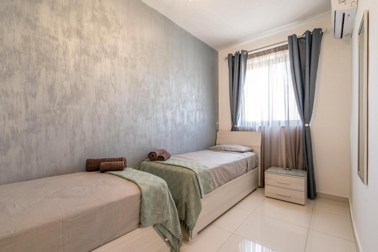 Brand New Apartment-2 Min From The Sea-Central Bugibba San Pawl il-Baħar Eksteriør billede